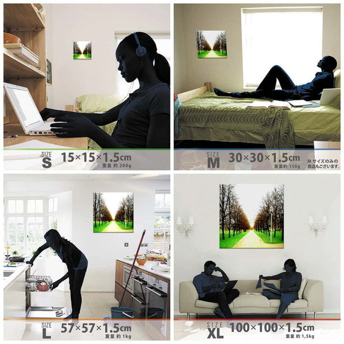 cruce co. クルーチェ・アンド・コー Lサイズ 57cm×57cm アートパネル ファブリックパネル アートボード 壁掛け 日本製 ラッピング付き 店舗 カフェ ラウンジ ロビー ホテル 法人 lib-cru-0027-lの画像