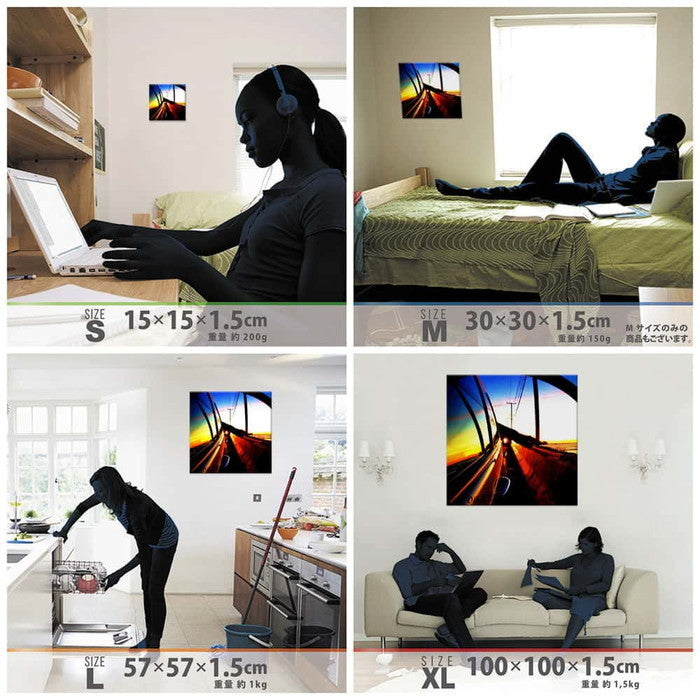 cruce co. クルーチェ・アンド・コー Lサイズ 57cm×57cm アートパネル ファブリックパネル アートボード 壁掛け 日本製 ラッピング付き 店舗 カフェ ラウンジ ロビー ホテル 法人 lib-cru-0030-lの画像