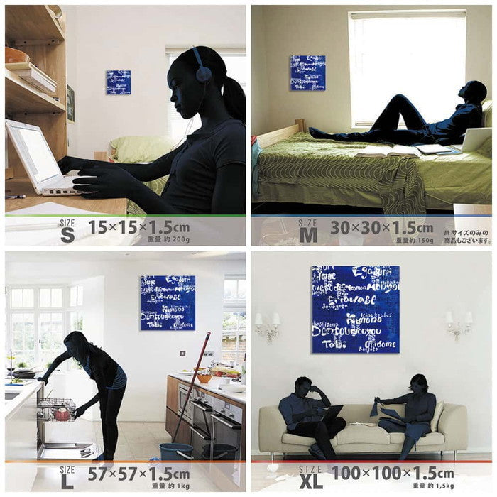 DAISUKE INOMOTO ダイスケ イノモト inom-1807-011 XLサイズ 100cm×100cm アートパネル ファブリックパネル アートボード 壁掛け 日本製 ラッピング付き 店舗 カフェ ラウンジ ロビー ホテル 法人 lib-inom-1807-011-xlの画像