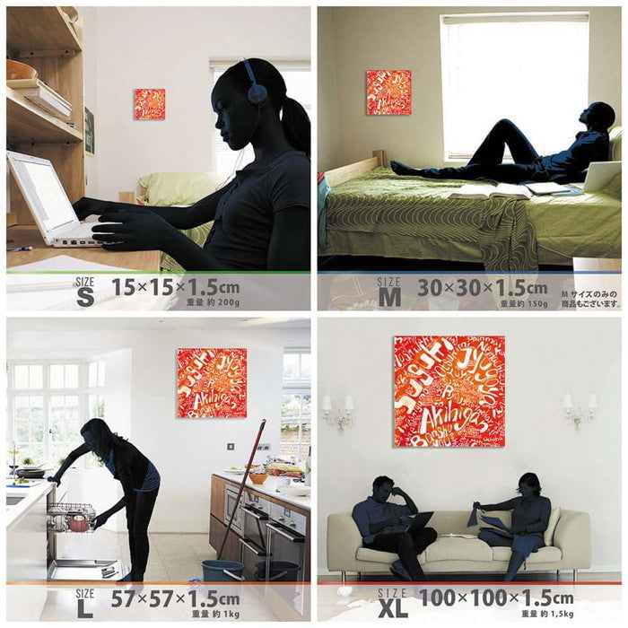 DAISUKE INOMOTO ダイスケ イノモト inom-1807-017 XLサイズ 100cm×100cm アートパネル ファブリックパネル アートボード 壁掛け 日本製 ラッピング付き 店舗 カフェ ラウンジ ロビー ホテル 法人 lib-inom-1807-017-xlの画像