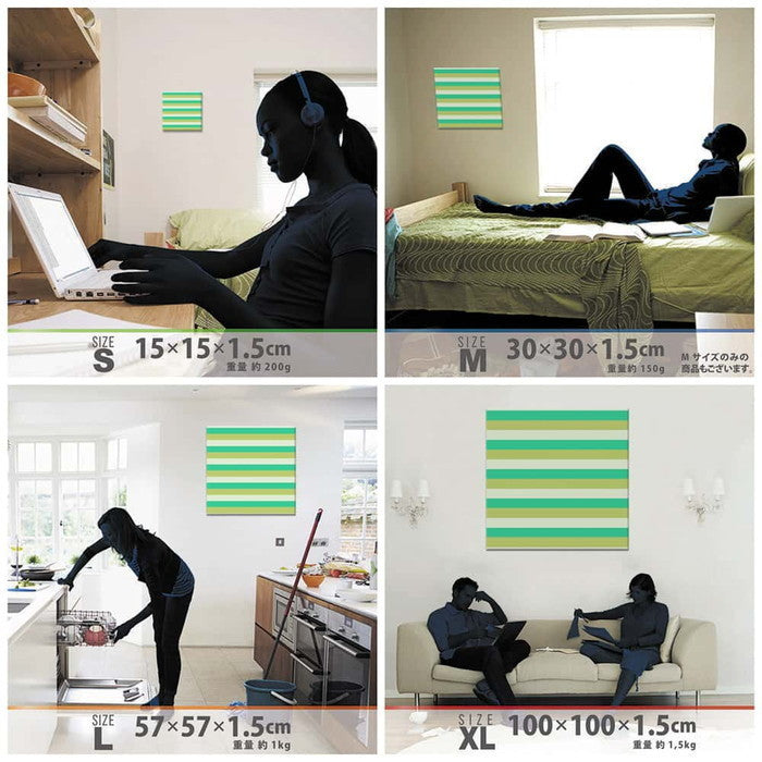 北欧 デザイン NORDIC XLサイズ 100cm×100cm アートパネル ファブリックパネル アートボード 壁掛け 日本製 ラッピング付き 店舗 カフェ ラウンジ ロビー ホテル 法人 lib-pat-0010-xlの画像