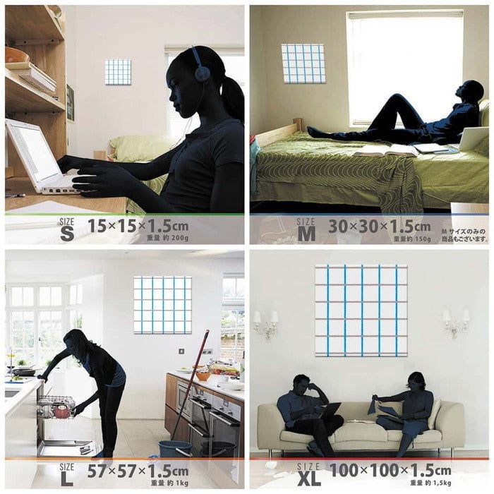 チェック柄 布地 SIMPLE XLサイズ 100cm×100cm アートパネル ファブリックパネル アートボード 壁掛け 日本製 ラッピング付き 店舗 カフェ ラウンジ ロビー ホテル 法人 lib-pat-0090-xlの画像