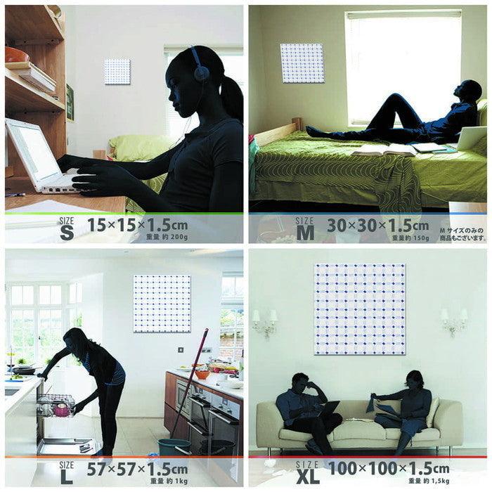 北欧テイスト pat-1702-019 Lサイズ 57cm×57cm アートパネル ファブリックパネル アートボード 壁掛け 日本製 ラッピング付き 店舗 カフェ ラウンジ ロビー ホテル 法人 lib-pat-1702-019-lの画像