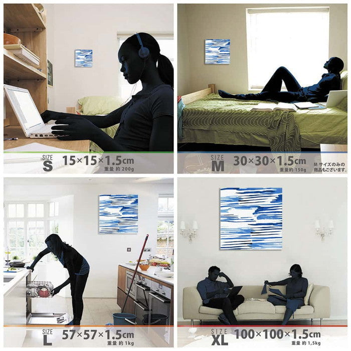 幾何学模様 patt-1803-144 XLサイズ 100cm×100cm アートパネル ファブリックパネル アートボード 壁掛け 日本製 ラッピング付き 店舗 カフェ ラウンジ ロビー ホテル 法人 lib-patt-1803-144-xlの画像