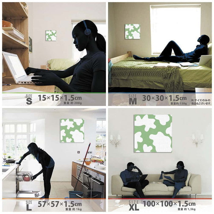 北欧 patt-1902-437 Sサイズ 15cm×15cm アートパネル ファブリックパネル アートボード 壁掛け 日本製 ラッピング付き 店舗 カフェ ラウンジ ロビー ホテル 法人 lib-patt-1902-437-sの画像