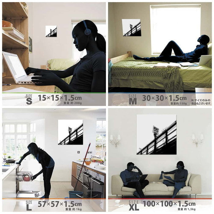 橋 写真 PHOTO Mサイズ 30cm×30cm アートパネル ファブリックパネル アートボード 壁掛け 日本製 ラッピング付き 店舗 カフェ ラウンジ ロビー ホテル 法人 lib-pho-0057-mの画像