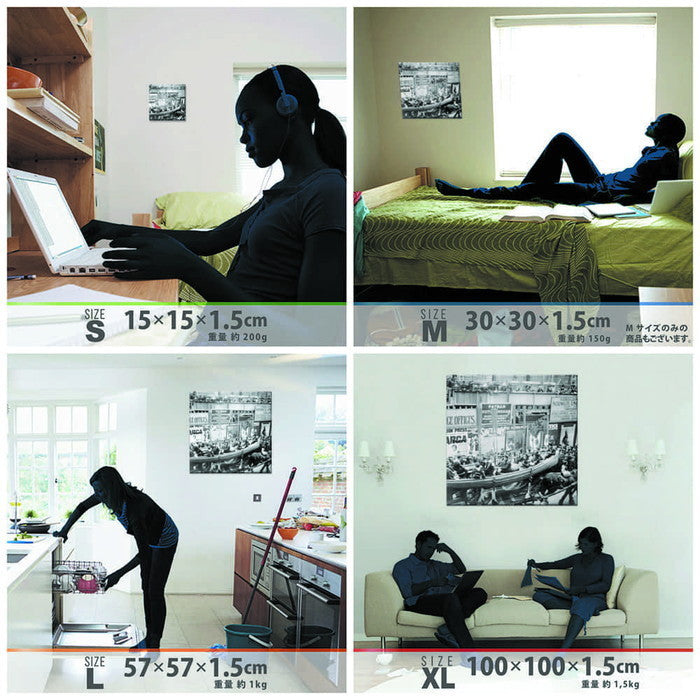 モノクロ写真 pho-0099 Lサイズ 57cm×57cm アートパネル ファブリックパネル アートボード 壁掛け 日本製 ラッピング付き 店舗 カフェ ラウンジ ロビー ホテル 法人 lib-pho-0099-lの画像