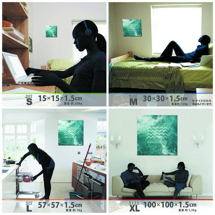 海 ポップアート pho-1610-001 XLサイズ 100cm×100cm アートパネル ファブリックパネル アートボード 壁掛け 日本製 ラッピング付き 店舗 カフェ ラウンジ ロビー ホテル 法人 lib-pho-1610-001-xlの画像