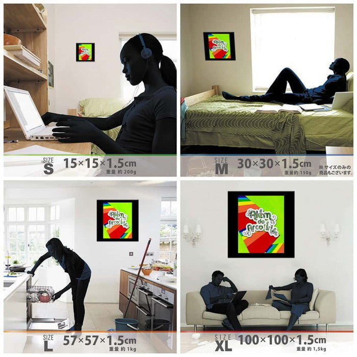 ポップアート POP Sサイズ 15cm×15cm アートパネル ファブリックパネル アートボード 壁掛け 日本製 ラッピング付き 店舗 カフェ ラウンジ ロビー ホテル 法人 lib-pop-0027-sの画像