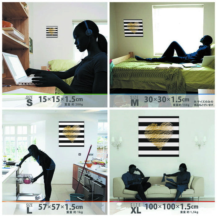 ハート pop-0096 XLサイズ 100cm×100cm アートパネル ファブリックパネル アートボード 壁掛け 日本製 ラッピング付き 店舗 カフェ ラウンジ ロビー ホテル 法人 lib-pop-0096-xlの画像