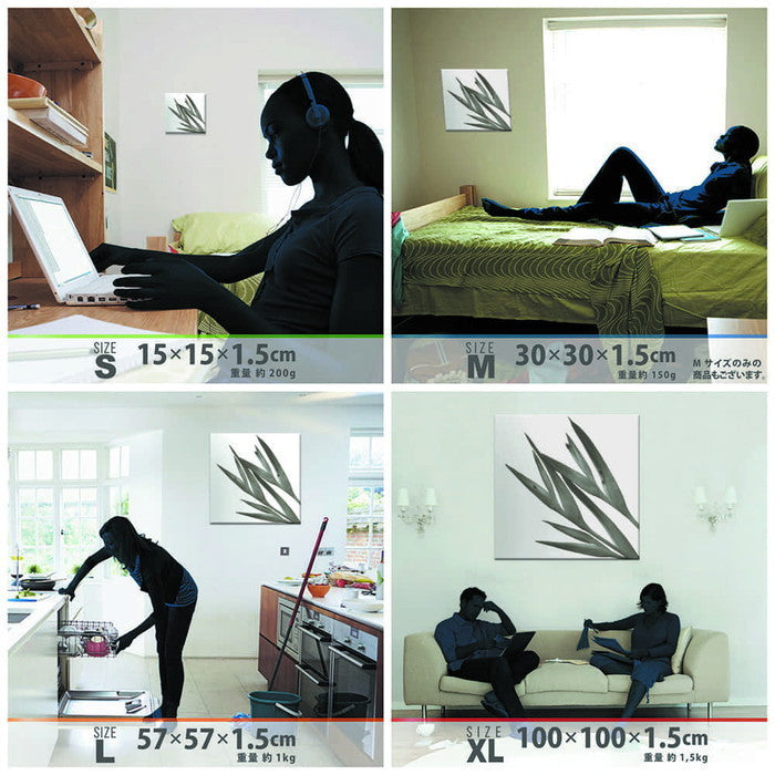 植物 pop-0100 XLサイズ 100cm×100cm アートパネル ファブリックパネル アートボード 壁掛け 日本製 ラッピング付き 店舗 カフェ ラウンジ ロビー ホテル 法人 lib-pop-0100-xlの画像