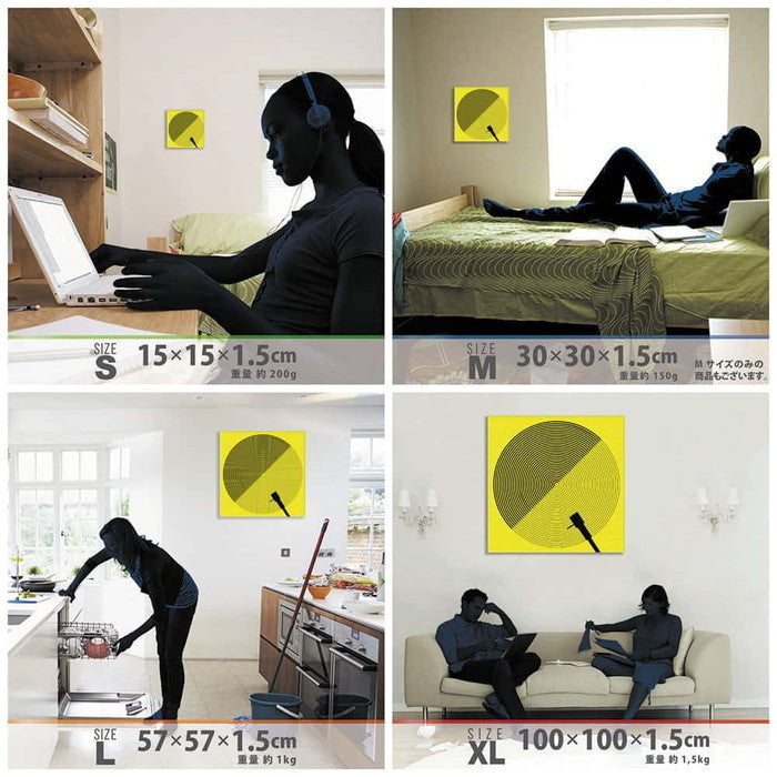 レコード popa-1801-004 XLサイズ 100cm×100cm アートパネル ファブリックパネル アートボード 壁掛け 日本製 ラッピング付き 店舗 カフェ ラウンジ ロビー ホテル 法人 lib-popa-1801-004-xlの画像