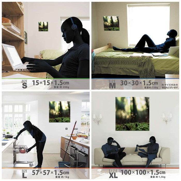 風景写真 PHOTO Mサイズ 30cm×30cm アートパネル ファブリックパネル アートボード 壁掛け 日本製 ラッピング付き 店舗 カフェ ラウンジ ロビー ホテル 法人 lib-rsb-0005-mの画像