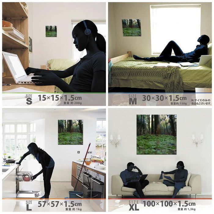 風景写真 PHOTO Mサイズ 30cm×30cm アートパネル ファブリックパネル アートボード 壁掛け 日本製 ラッピング付き 店舗 カフェ ラウンジ ロビー ホテル 法人 lib-rsb-0006-mの画像