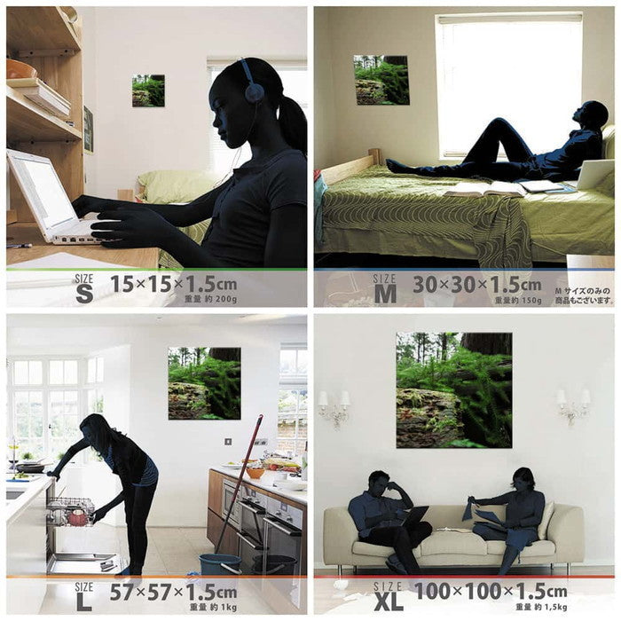 風景写真 PHOTO Mサイズ 30cm×30cm アートパネル ファブリックパネル アートボード 壁掛け 日本製 ラッピング付き 店舗 カフェ ラウンジ ロビー ホテル 法人 lib-rsb-0007-mの画像