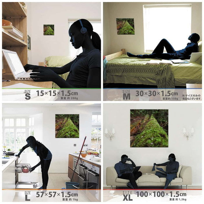 風景写真 PHOTO Mサイズ 30cm×30cm アートパネル ファブリックパネル アートボード 壁掛け 日本製 ラッピング付き 店舗 カフェ ラウンジ ロビー ホテル 法人 lib-rsb-0010-mの画像