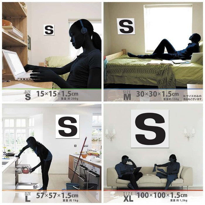 タイポグラフの TYPOGRAPHY Mサイズ 30cm×30cm アートパネル ファブリックパネル アートボード 壁掛け 日本製 ラッピング付き 店舗 カフェ ラウンジ ロビー ホテル 法人 lib-typ-0011-mの画像