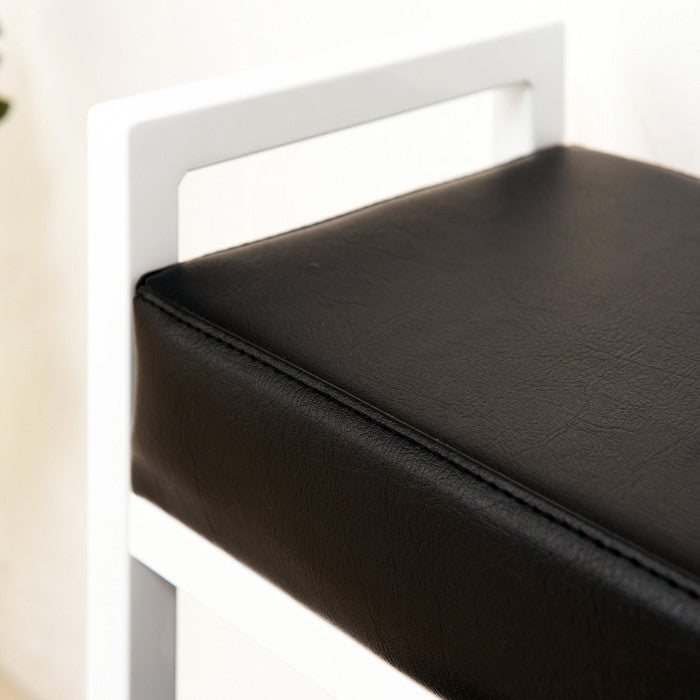 クッション付エントランスベンチ 収納棚付 玄関 収納 北欧風 チェア 介護 シューズラック イス 椅子 nag-nk-7420の画像