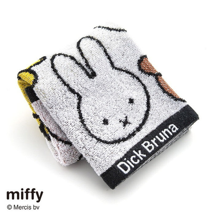 西川 ミッフィー miffy タオル 綿100% かわいい フェイス柄 フレンズ×フレンズ DB2610 フェイスタオル nis-10290659s1の画像