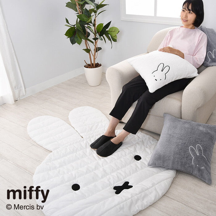 西川 ミッフィー ふれあいマット miffy フロアマット プレイマット 滑り止め付き BR225 nis-10382323s1の画像
