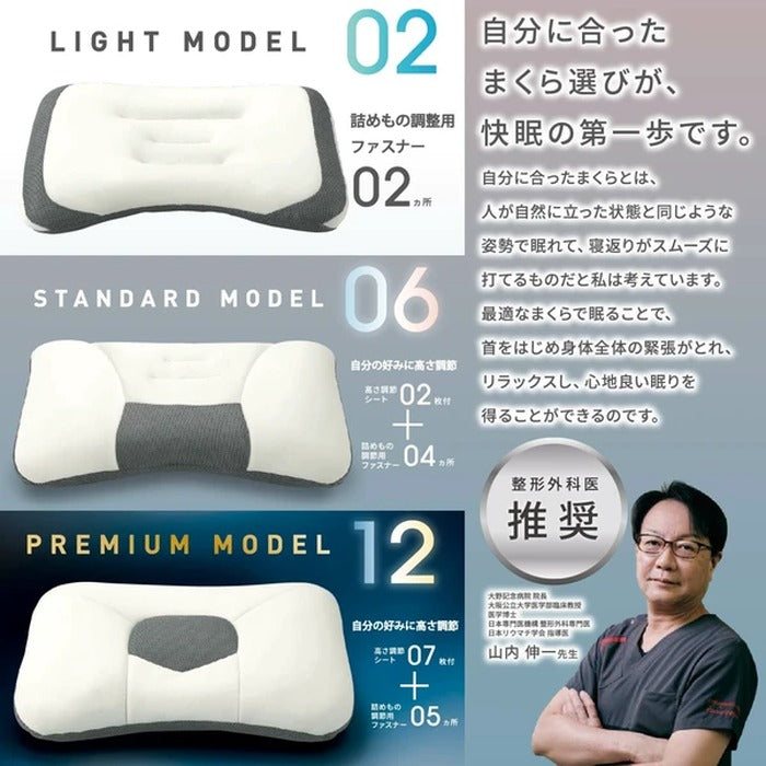 西川ドクタースリープ枕 スタンダードモデル DT4602 整形外科医推奨 nis-12396140s1の画像