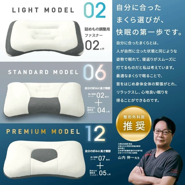 西川ドクタースリープ枕 プレミアムモデル DT4603 整形外科医推奨 nis-12396168s1の画像