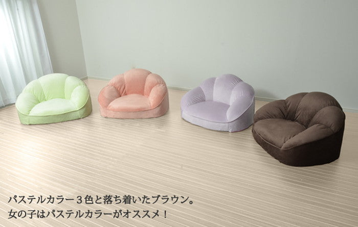 croissant 1P ローソファ コンパクトソファ A298 sg-10091の画像