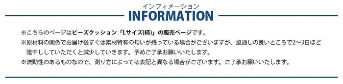 ビーズ クッション QUBE L a601-pattern sg-10331の画像