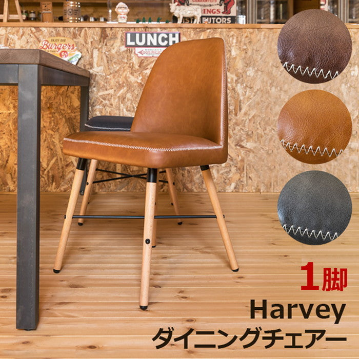 Harvey ダイニング チェア PBR/PCM/PGR ファブリックブルー PUレザーブラウン PUレザーキャメル PUレザーグレー sk-clf14の画像