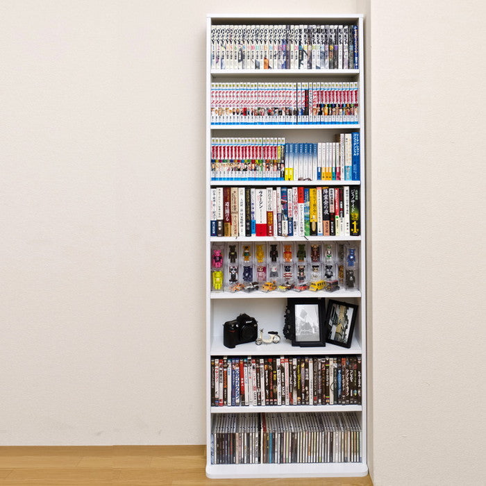 コミックラック ハイタイプ DBR/WH/CGR/WAL ダークブラウン ホワイト コンクリートグレー ウォールナット sk-hmp05の画像