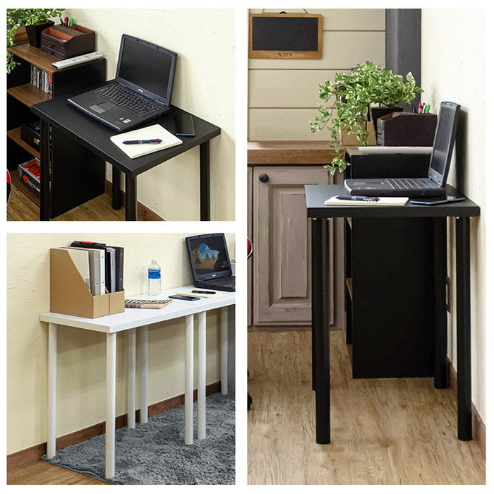 フリーテーブル 60×45 BK/WH ブラック ホワイト sk-ty6045の画像