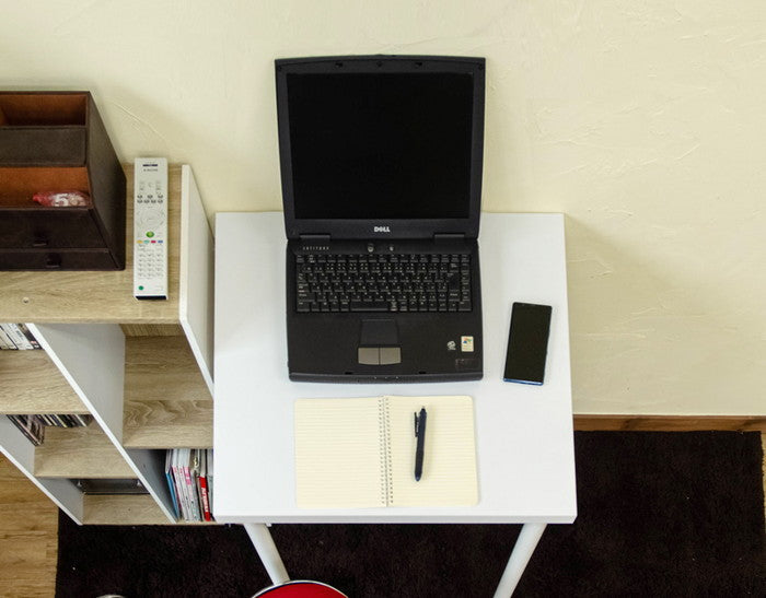 フリーテーブル 60×60 BK/WH ブラック ホワイト sk-ty6060の画像