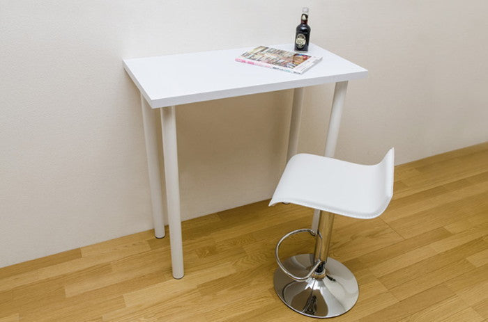 フリーバーテーブル 90×45 BK/WH ブラック ホワイト sk-tyh9045の画像