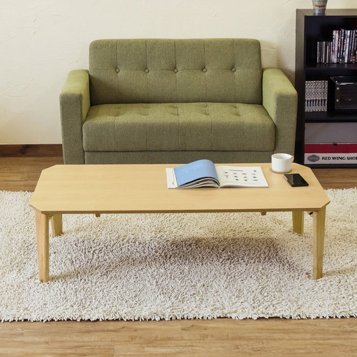 Rosslea折り畳みテーブル115 NA/WAL/WW ナチュラル ウォールナット ホワイトウォッシュ sk-uhr115の画像