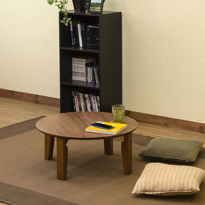 Rosslea 折り畳みテーブル 65Φ NA/WAL/WW ナチュラル ウォールナット ホワイトウォッシュ sk-uhrr65の画像