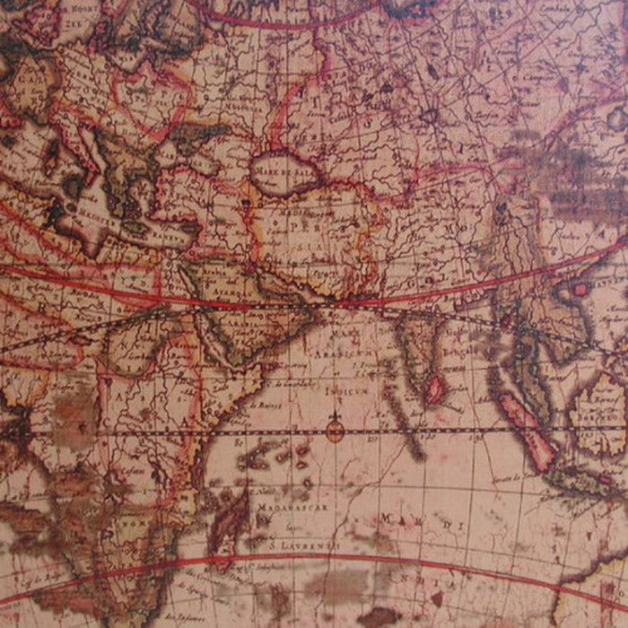 アンティーク風 ウッドボックス 小物入れ メルカトル図 S・L各1セット sun-4860483s1の画像