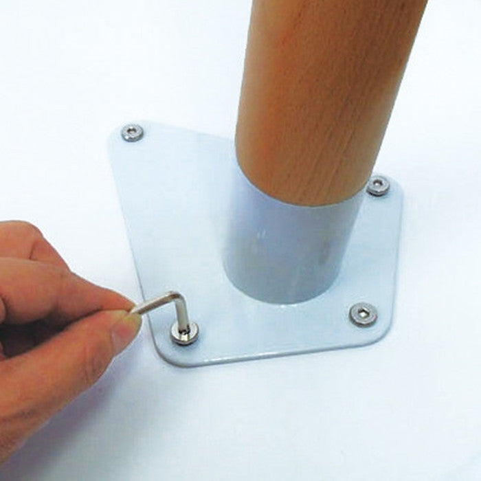 PPテーブル ホワイト カフェテーブル ダイニング テーブル テーブル 木製 ホワイト sun-4860589s1の画像