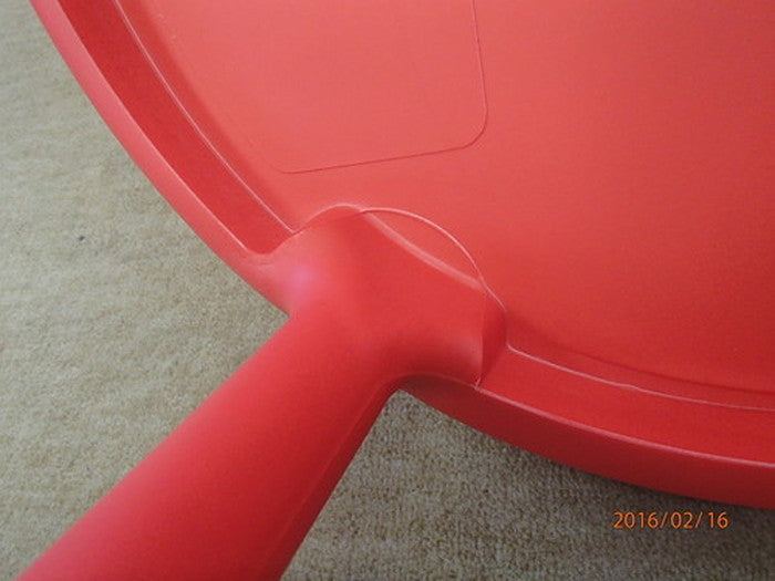 カフェチェア ガーデンチェア スタッキング イス レッド sun-4860591s1の画像