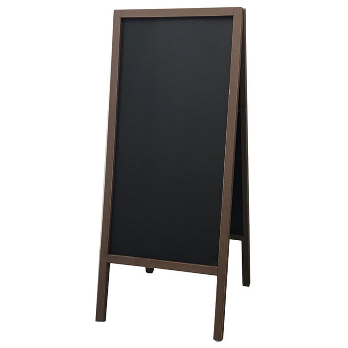 A型サインボード ブラウン チョークボード アパレル 飲食店向け W480×D1150 sun-6319191s1の画像