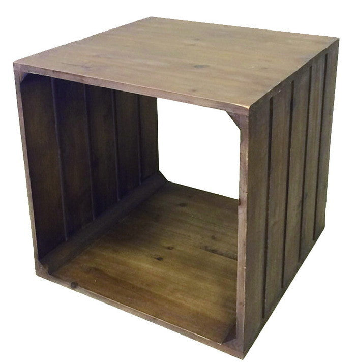 ウッドボックス 木箱 アンティーク雑貨 アパレル 飲食店舗用品 ディスプレイ用品 W450×D450×H450 sun-8232909s1の画像