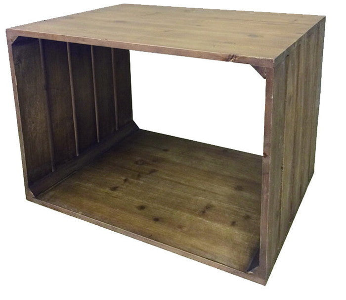 ウッドボックス 木箱 アンティーク雑貨 アパレル 飲食店舗用品 ディスプレイ用品 W600×D450×H450 sun-8232965s1の画像