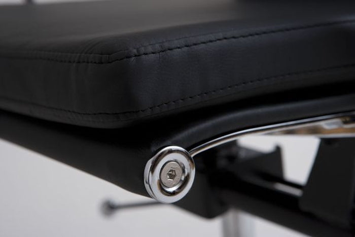 【即納】チャールズ&レイ・イームズ アルミナムグループ 22B ブラック PVC マネージメントチェア リプロダクト デザイナーズ 家具 tim-000421の画像