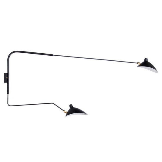 【即納】セルジュ・ムーユ ウォールランプ (2灯タイプ) リプロダクト デザイナーズ 家具 tim-000551の画像