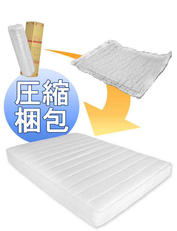 棚 コンセント 照明付き カントリー調お姫様ベッド ダブル 圧縮ロール ポケット&ボンネルコイルマットレス付 to-10-318-d-16324dの画像