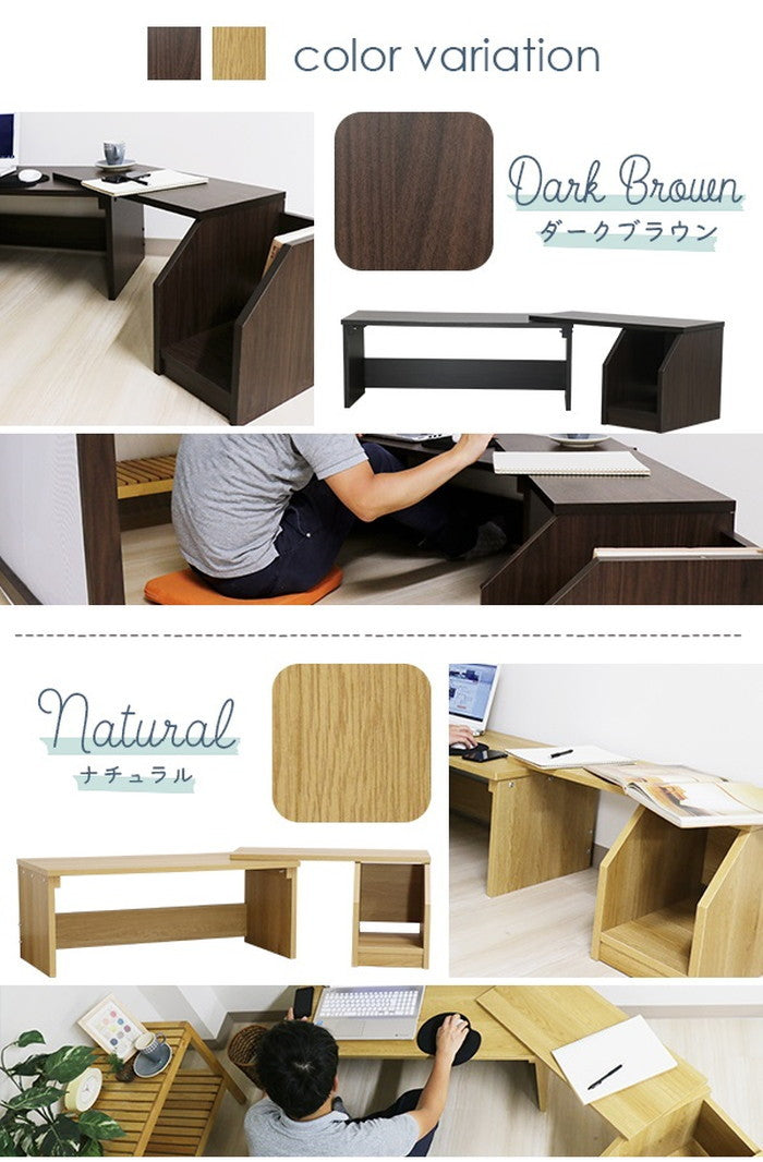 テレワーク システムデスク Low 在宅ワーク to-de-08plus09の画像