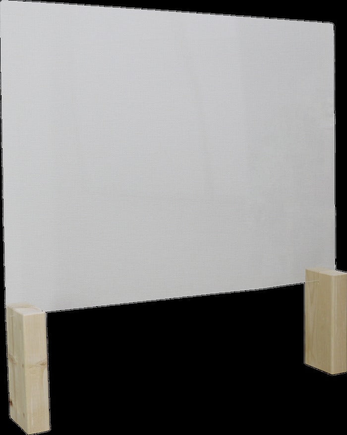 飛沫ガードパネル Lサイズ 塩ビ板 単体 ロング脚 ハイタイプ 飲食店向け to-zk03l-1pcs-highの画像