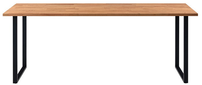  カウンターダイニングテーブル ナチュラル W180×D55×H70cm ダイニング テーブル カウンター リモートワーク デスク 机 コンパクト シンプル ナチュラル おしゃれ モダン 北欧 天然木 木製 azu-ace-358の画像