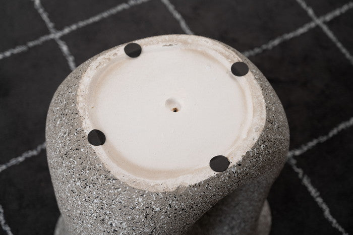 サイドテーブル グレー ホワイト W42×D32×H45  azu-ast-62の画像