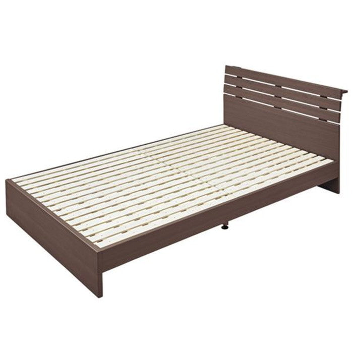 セミダブルベッド ブラウン ナチュラル W122×D207×H75×SH24  azu-b-80sdの画像