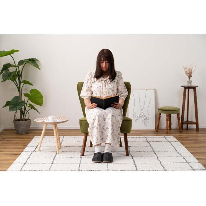 チェア ビューグ アンティーク調 ベロア クラシック 北欧 姫系 木製 椅子 グリーン ピンク W62.5×D70×H80×SH42 azu-bgl-010の画像